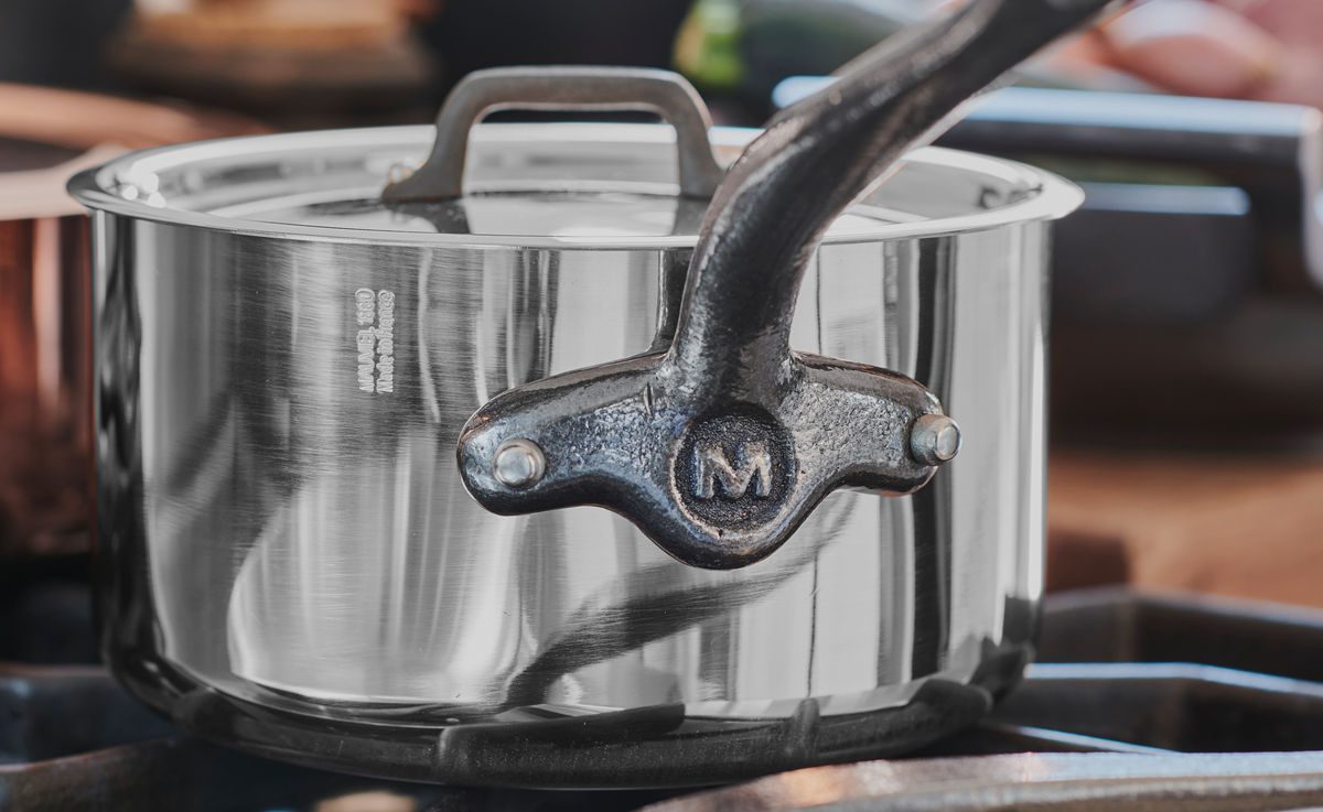 My opinion using Mauviel stainless steel M'cook series for 2 years on the  channel 