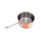 Mauviel M'Heritage M'6 S Induction Copper Sauce Pan With Lid, Cast Stainless Steel Handle, 0.9-Qt - Mauviel1830