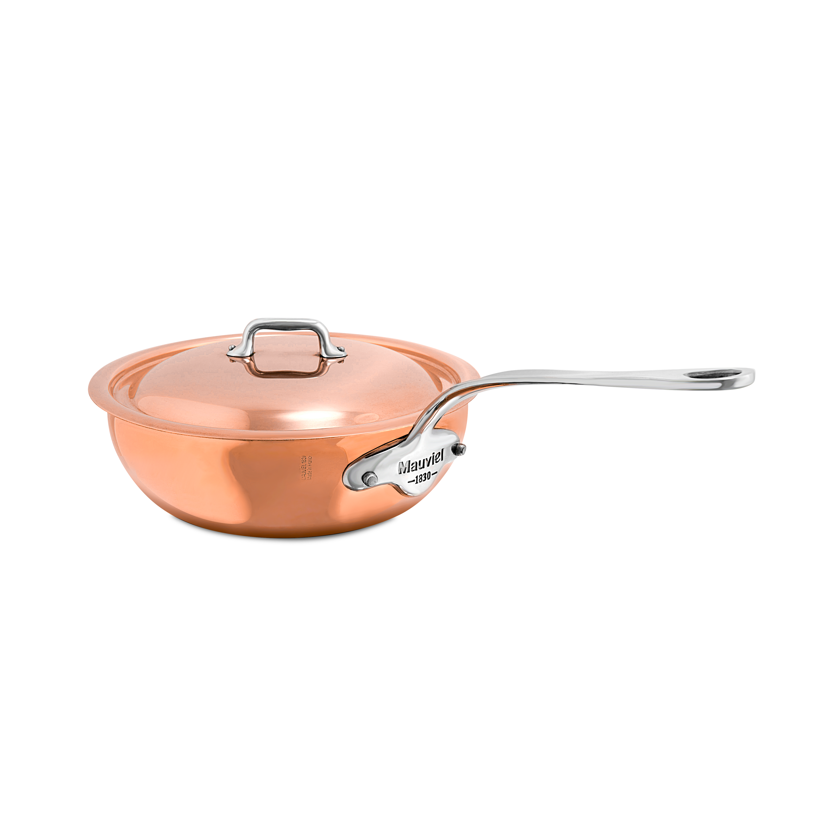 Mauviel M'Heritage M'6 S 12-Piece Induction Copper Cookware Set With Cast Stainless Steel Handles - Mauviel1830