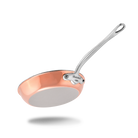 Mauviel M'Heritage M'6 S Induction Copper Sauce Pan 1.2-Qt and Frying Pan 7.9-In Set With Cast Stainless Steel Handle - Mauviel1830