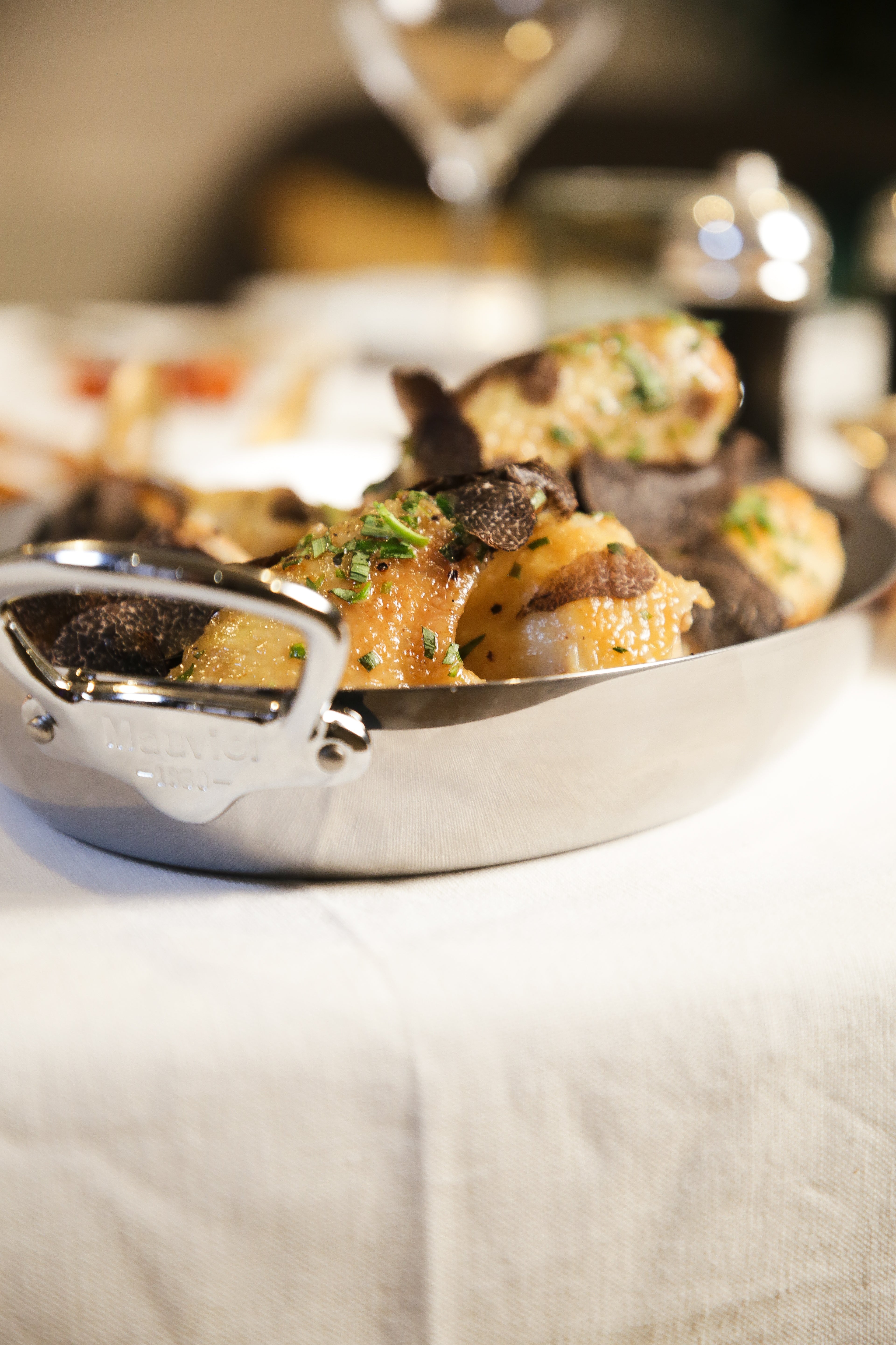 Mauviel M'COOK 5-Ply Oval Pan With Cast Stainless Steel Handles - Mauviel1830