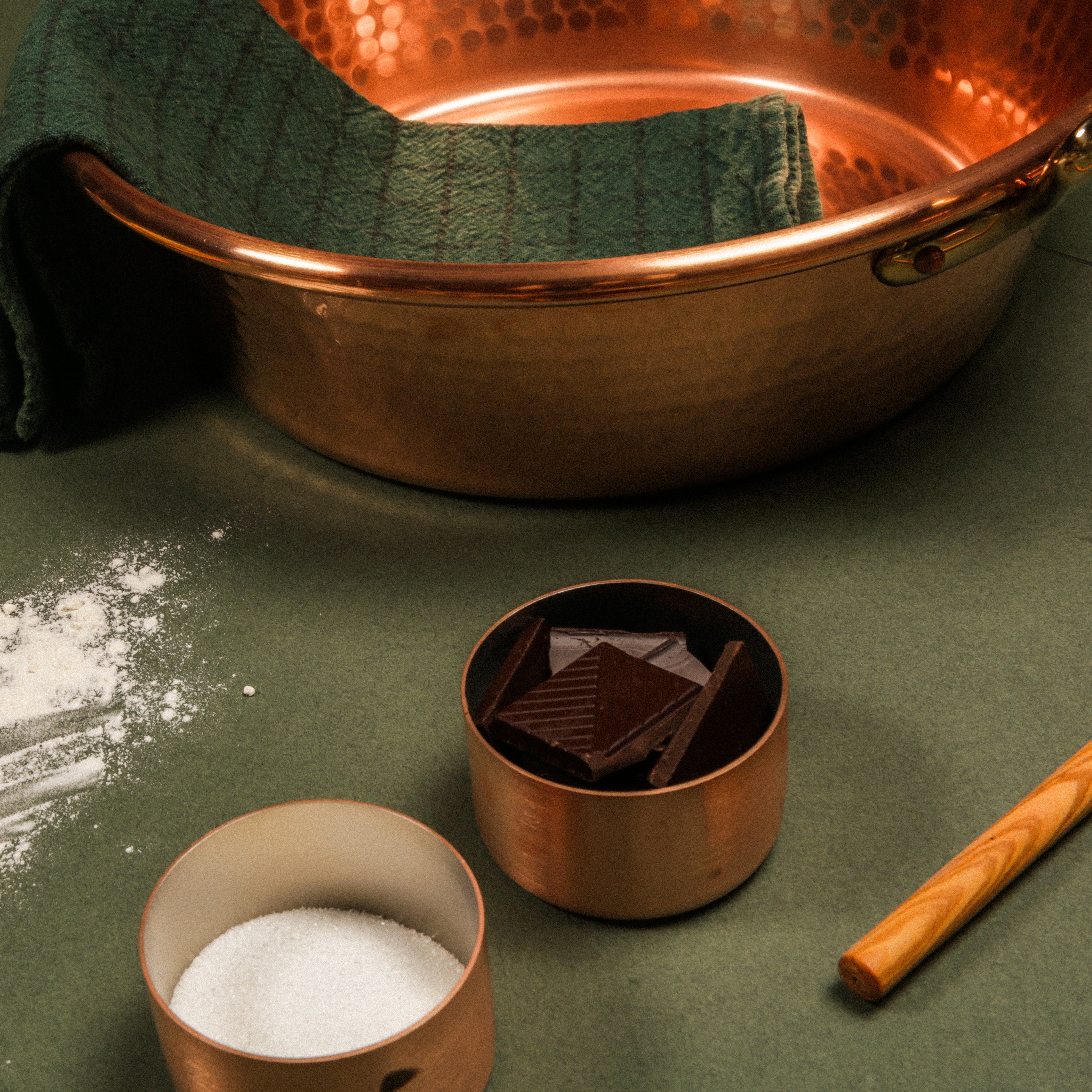 Mauviel M'PASSION Copper & Stainless Steel 2-Piece Souffle Mold Set - Mauviel1830