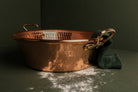 Mauviel M'PASSION Hammered Copper Jam Pan With Brass Handles, 14.4-Qt - Mauviel1830