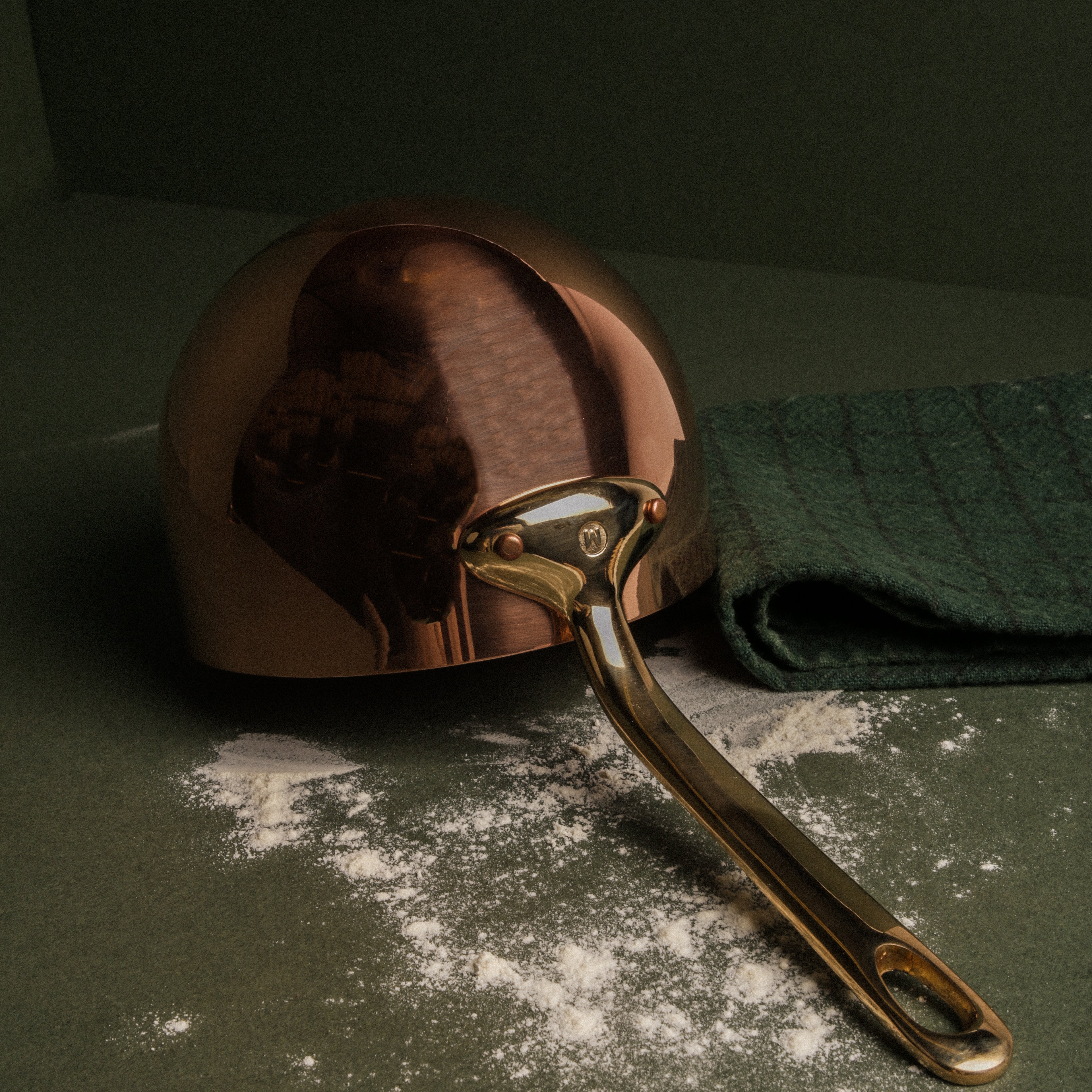 Mauviel M'PASSION Copper Zabaglione With Brass Handles - Mauviel1830