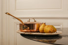 Mauviel M'Heritage M'150 B Copper Saute Pan With Brass Handle, 1.9-Qt - Mauviel1830