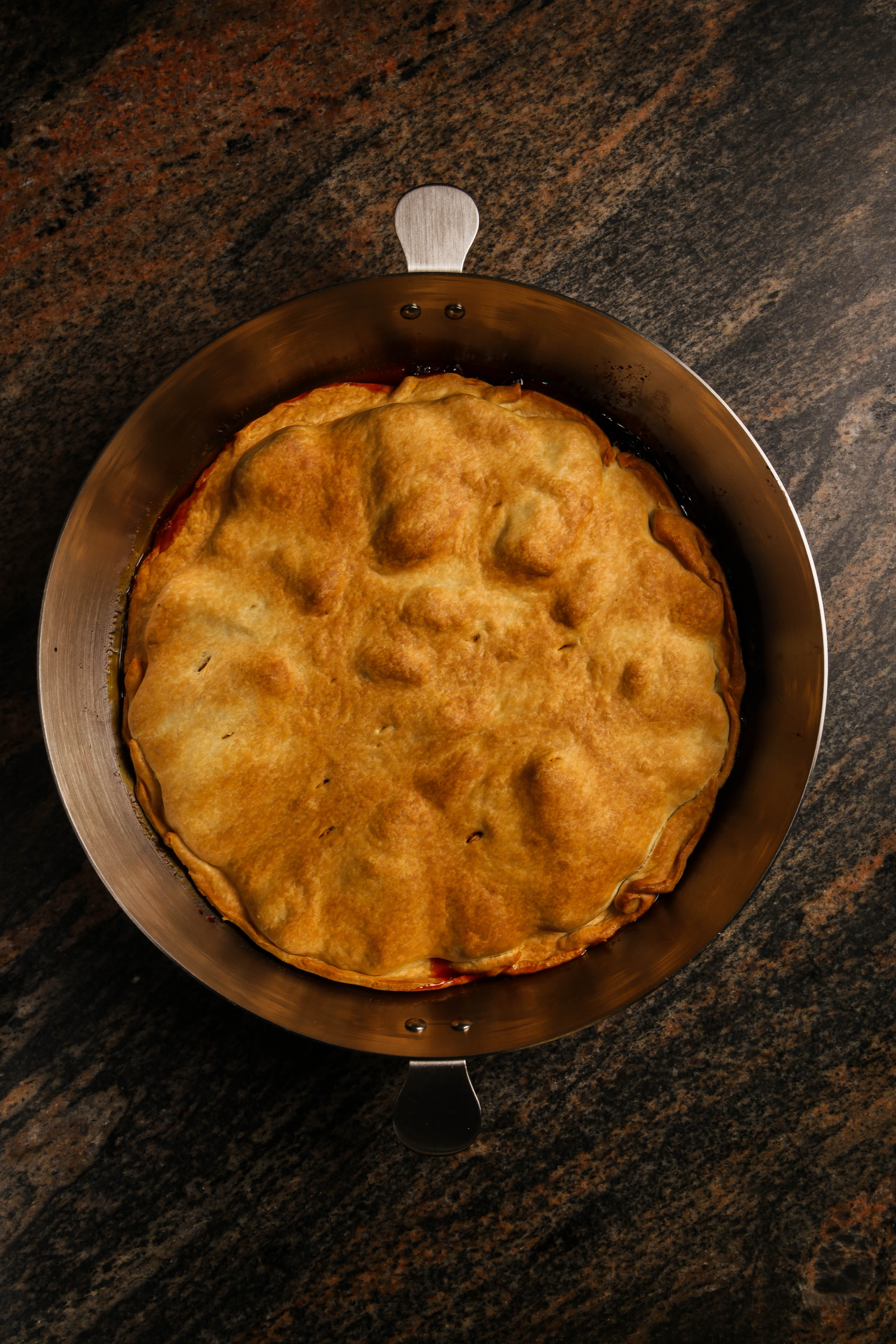 Mauviel M'Passion Copper Tarte Tatin Mold With Ears And Tin Inside, 12.6-in - Mauviel1830