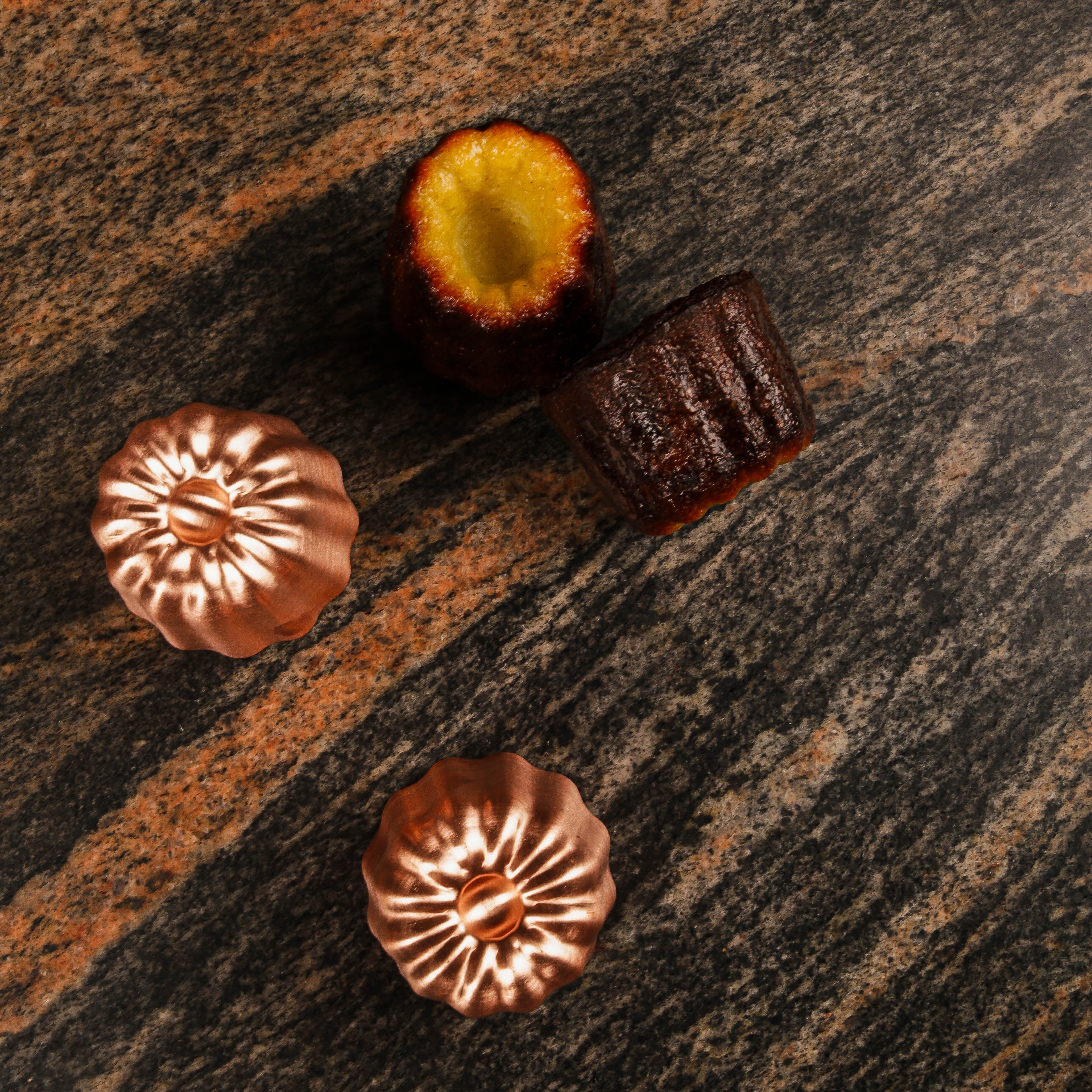 Mauviel M'PASSION Copper Tinned Canele Mold - Mauviel1830