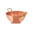 Mauviel M'PASSION Egg White Beating Bowl With Brass Handles, 4.9-Qt - Mauviel1830