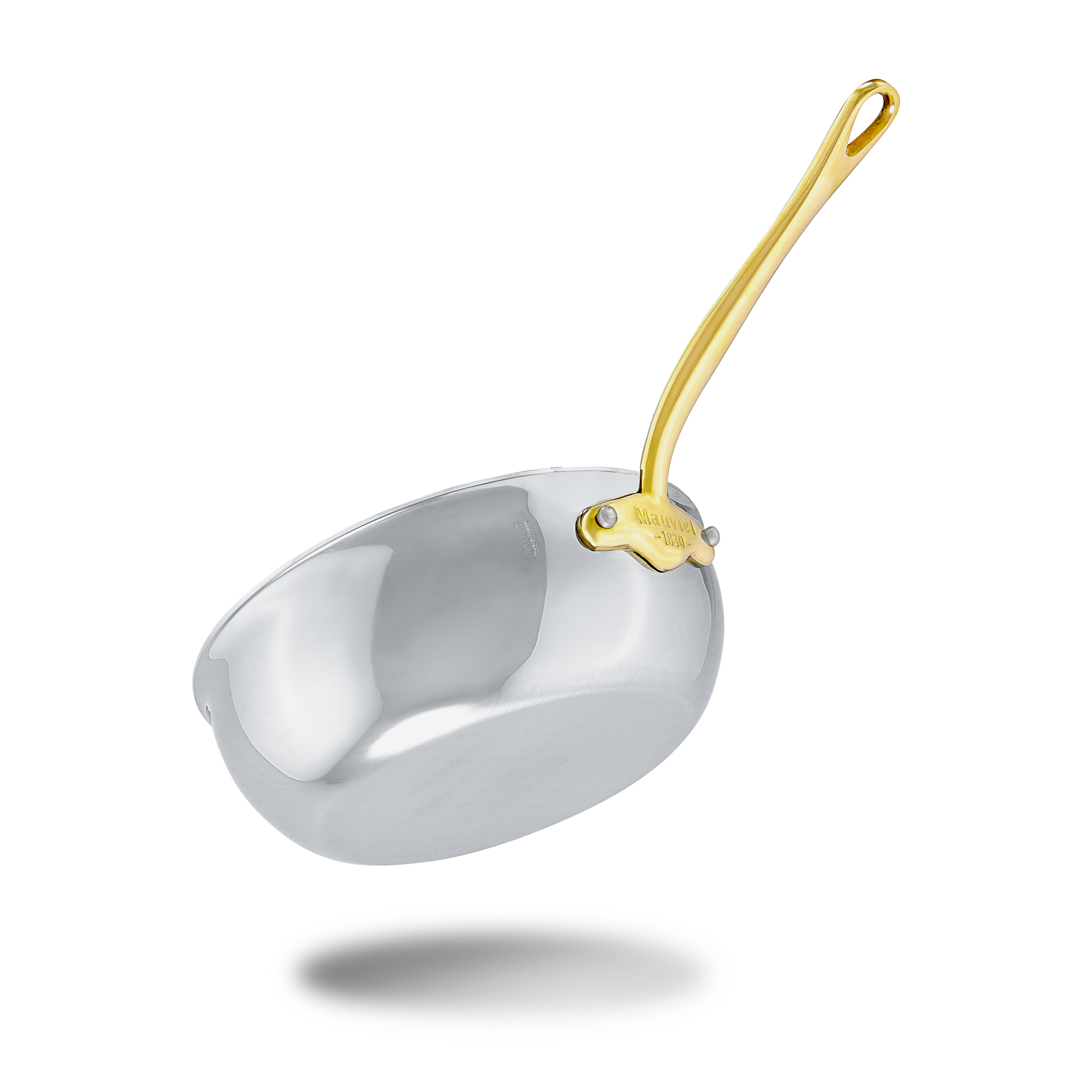 Mauviel M'COOK B 5-Ply Chef Pan With Brass Handle, 3.4-Qt - Mauviel1830