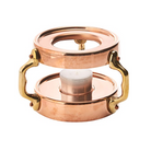 Mauviel M'Minis Copper Portable Heater With Candle for Small Saucepan, 4.5-in - Mauviel USA