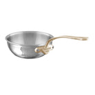 Mauviel M'ELITE B Hammered 5-Ply Chef Pan With Brass Handle, 3.4-Qt - Mauviel1830