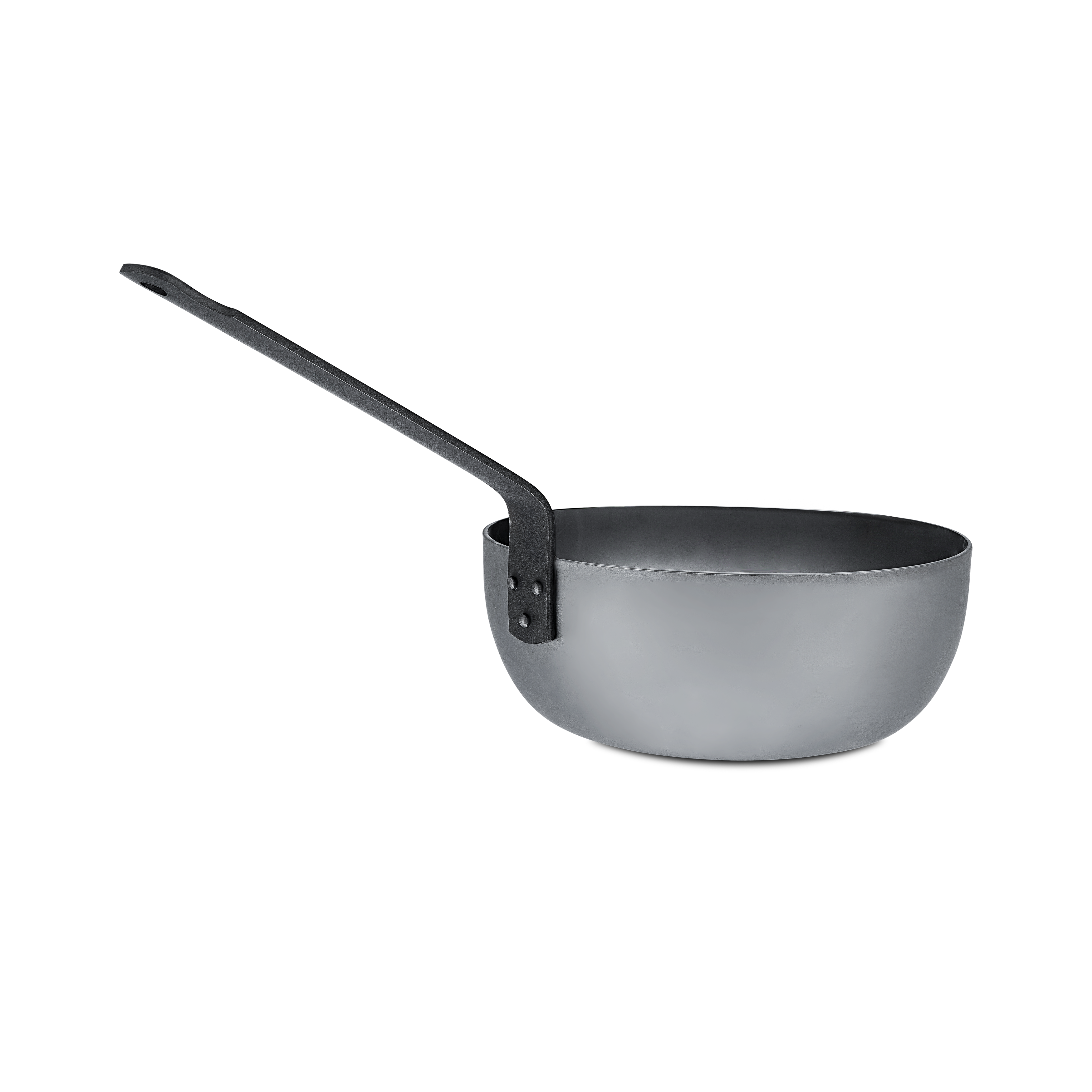 Mauviel M'STEEL Black Carbon Steel Chef Pan With Iron Handle, 3.4-Qt - Mauviel1830