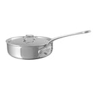 Mauviel M'URBAN 3 Saute Pan With Lid, Cast Stainless Steel Handle, 3.4-Qt - Mauviel1830