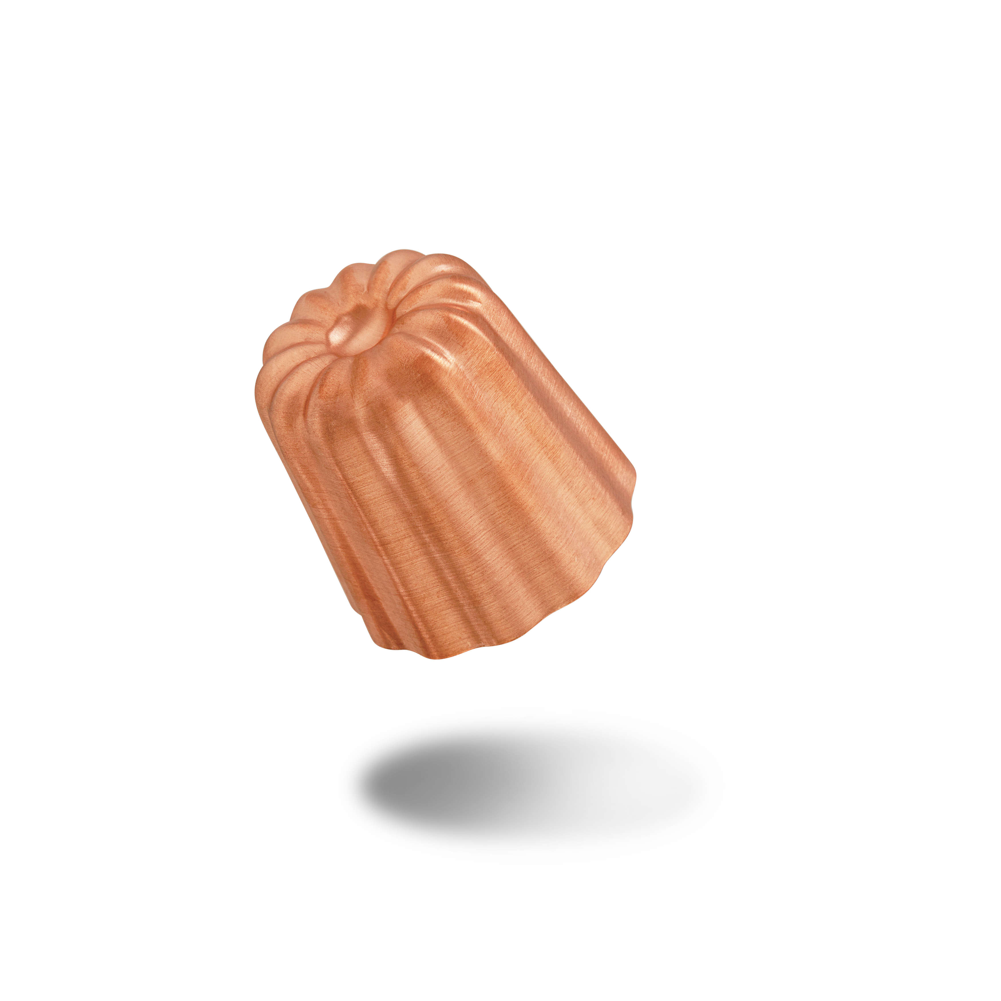 Mauviel M'Passion 6-Piece Copper Tinned Canele Mold Set, 1.8-In - Mauviel1830