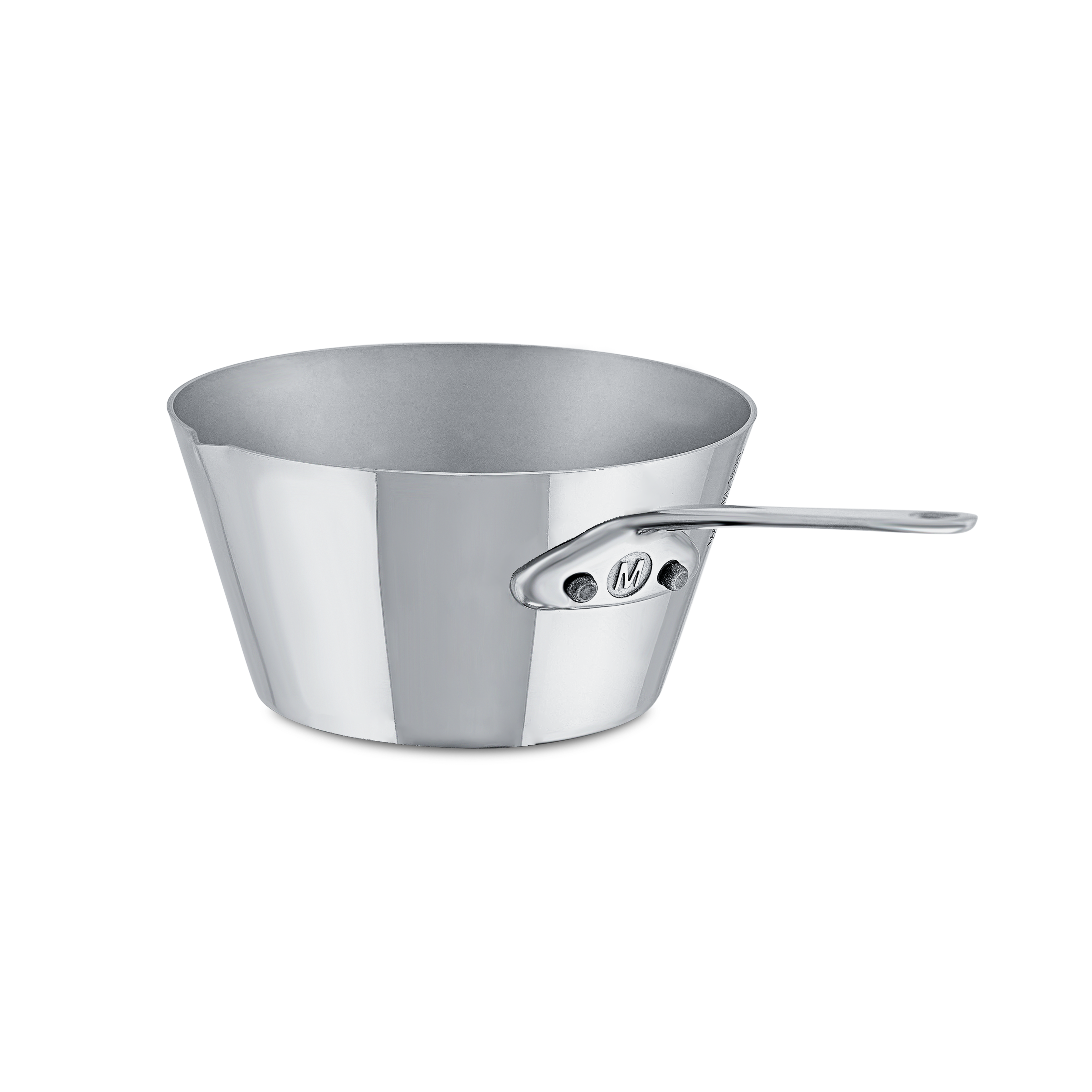 Mauviel M'MINIS Stainless Steel Splayed Saute Pan, 0.15-Qt - Mauviel1830