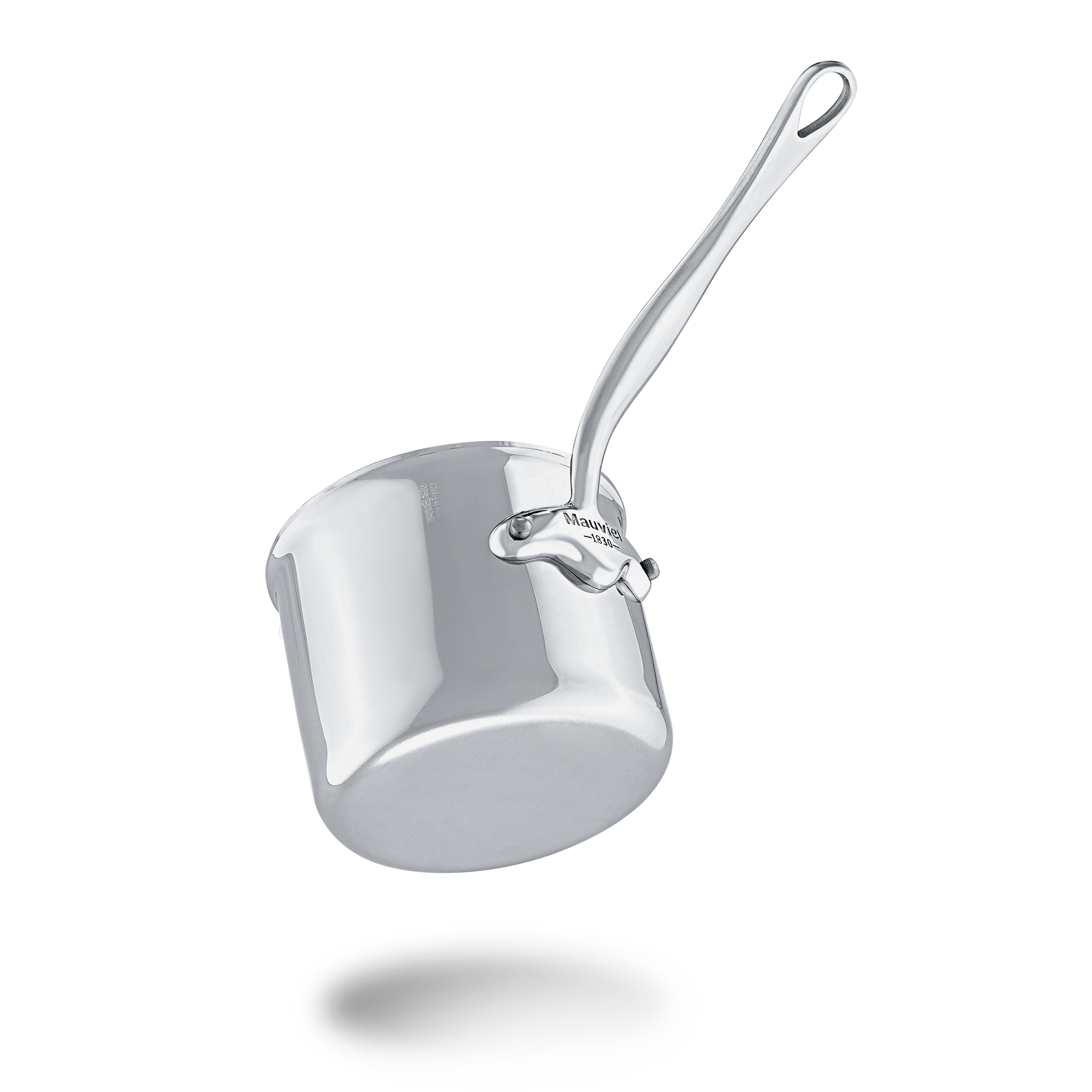 Mauviel Stainless Steel Bain Marie/Double Boiler, Cast Stainless Steel Handle, 1.8-Qt - Mauviel1830