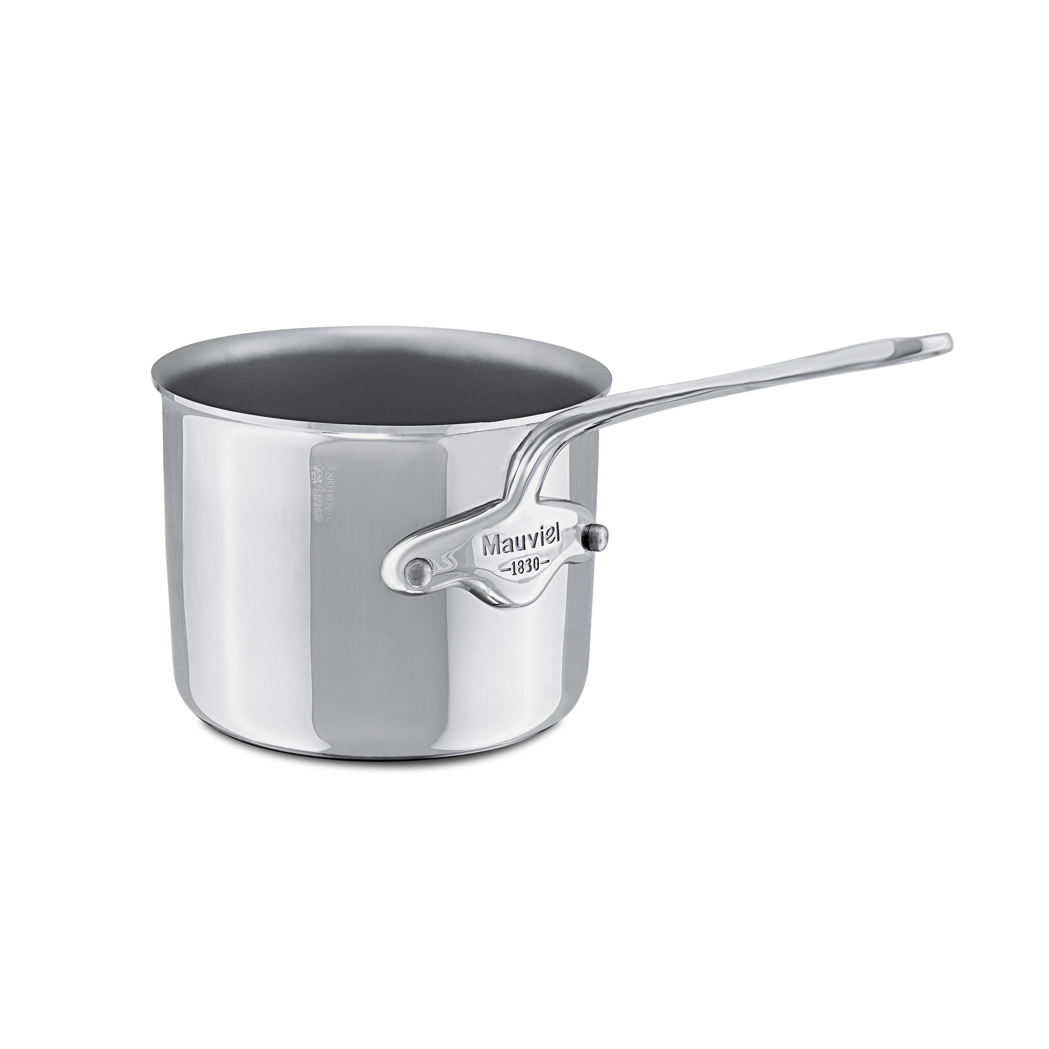Mauviel Stainless Steel Bain Marie/Double Boiler, Cast Stainless Steel Handle, 1.8-Qt - Mauviel1830