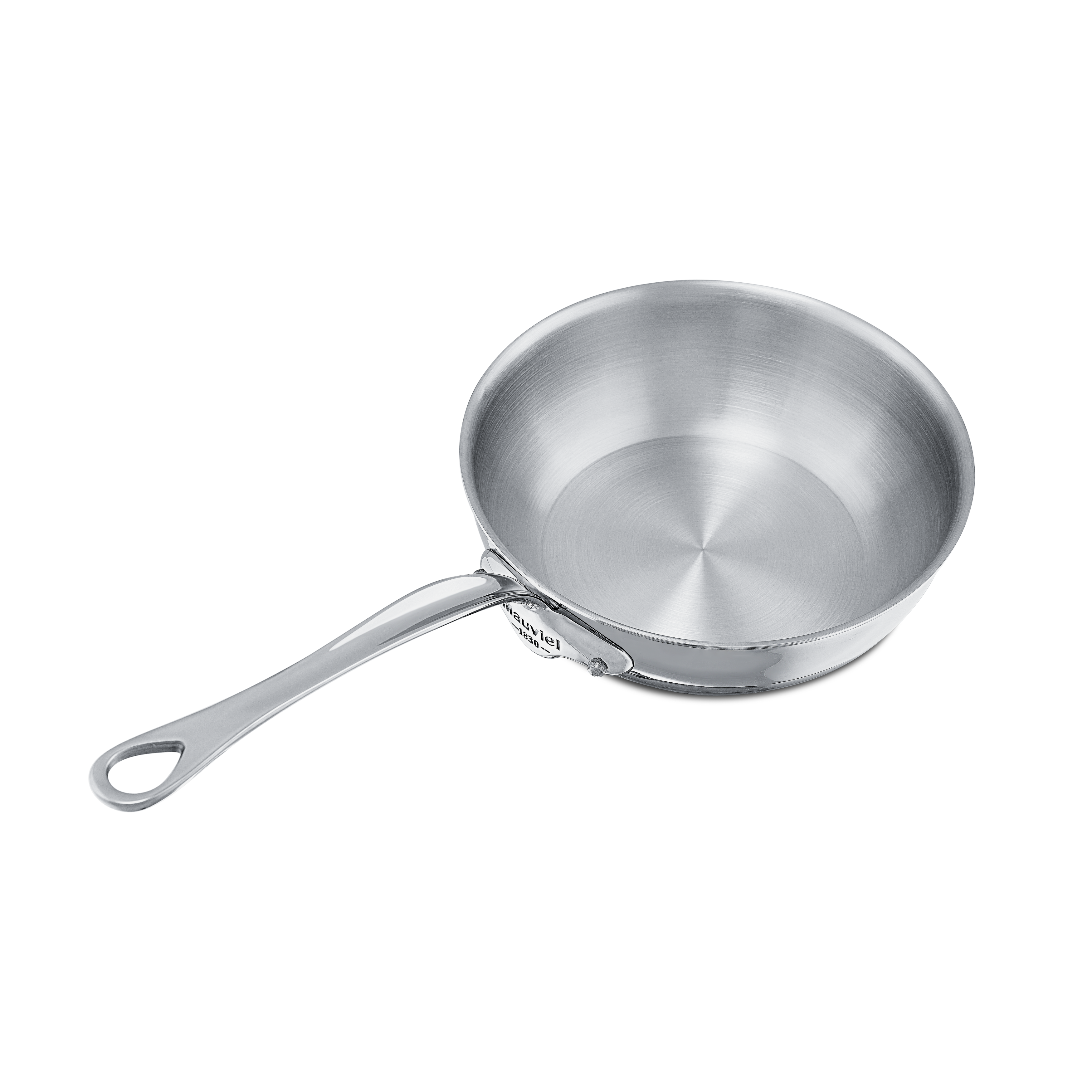 Mauviel M'COOK 5-Ply Chef Pan With Lid, Cast Stainless Steel Handle, 3.8-Qt - Mauviel1830
