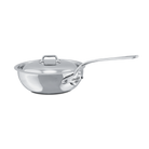 Mauviel M'COOK 5-Ply Chef Pan With Lid, Cast Stainless Steel Handle, 3.8-Qt - Mauviel1830