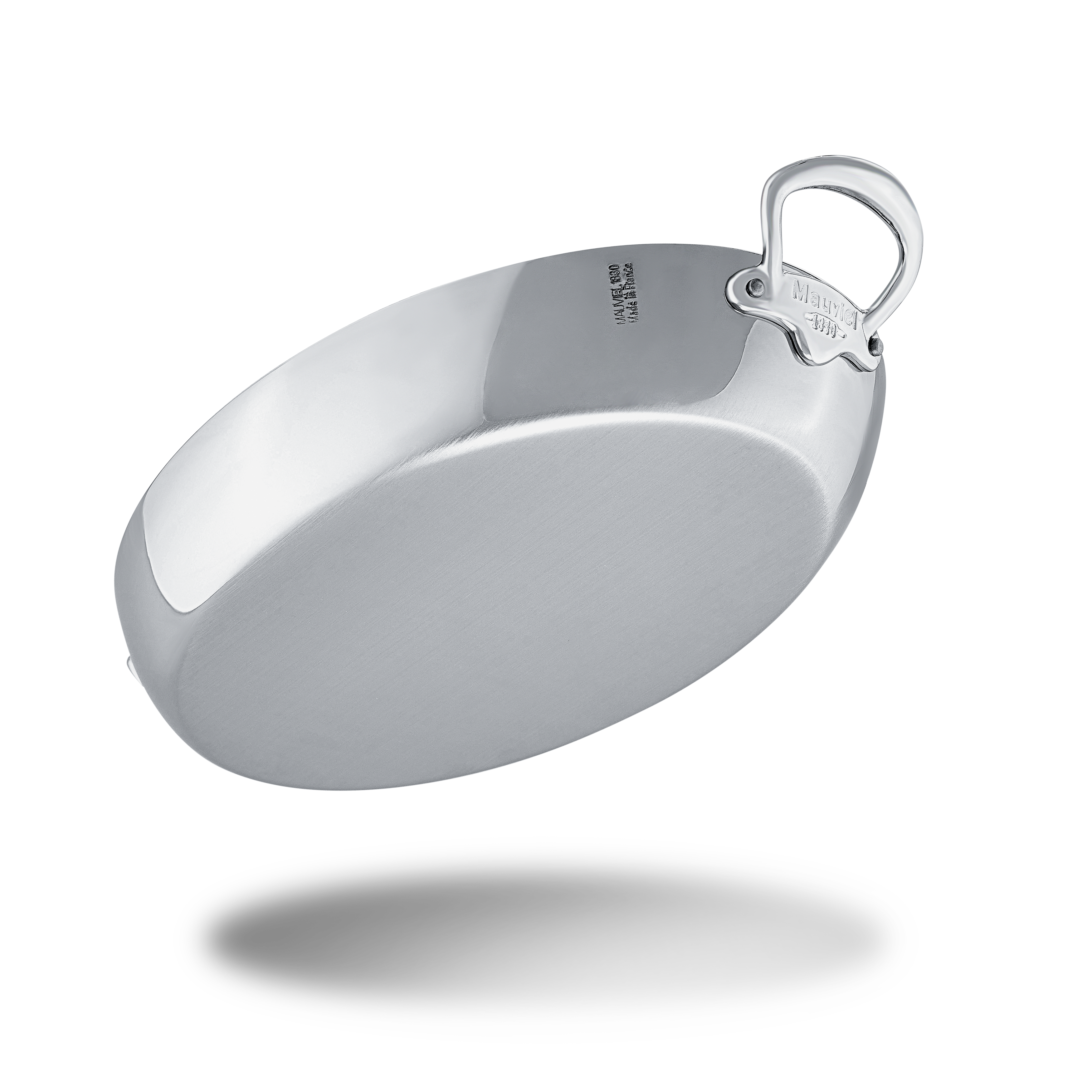 Mauviel M'COOK 5-Ply Oval Pan With Cast Stainless Steel Handles, 9.8-In - Mauviel1830