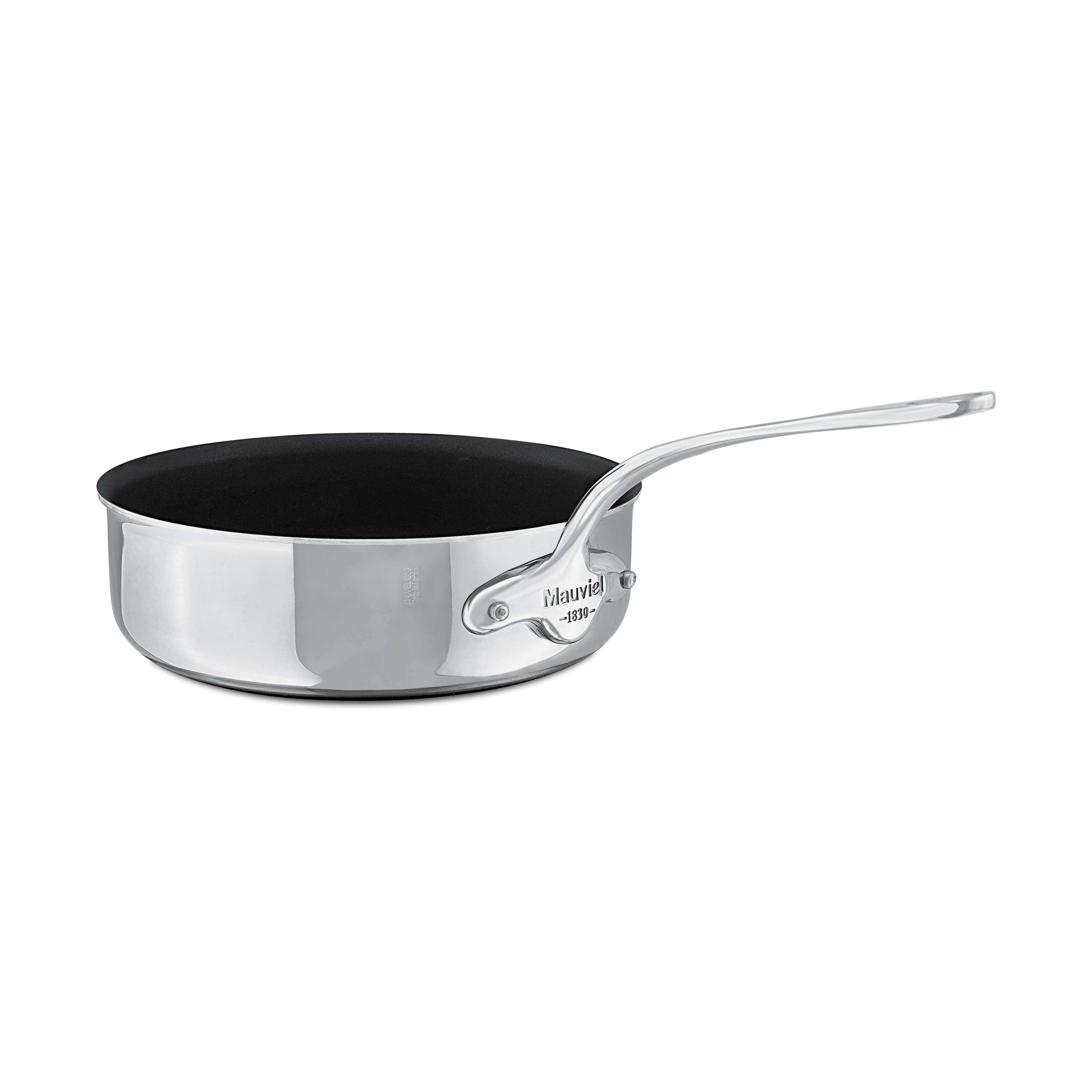 Mauviel M'COOK 5-Ply Nonstick Saute Pan With Cast Stainless Steel Handle, 0.7-Qt - Mauviel1830