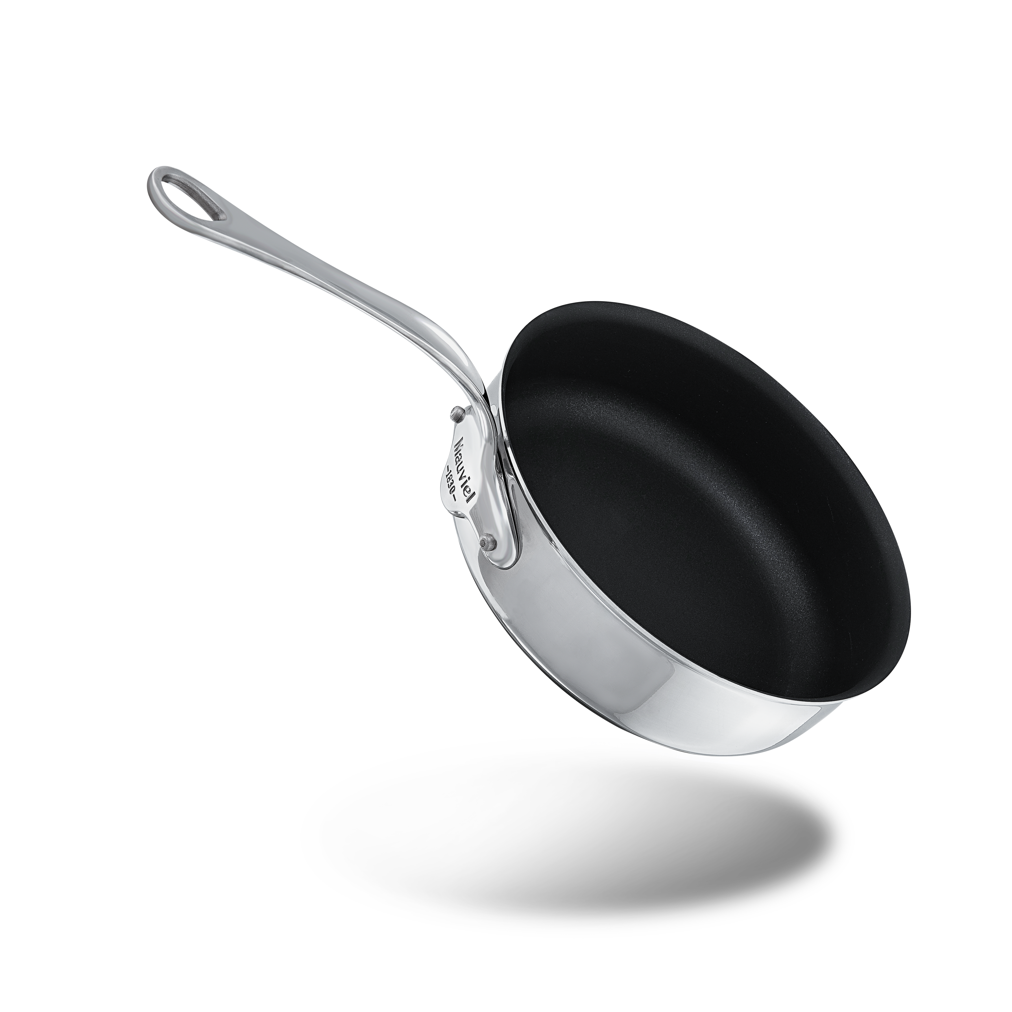 Mauviel M'COOK 5-Ply Nonstick Saute Pan With Cast Stainless Steel Handle, 0.7-Qt - Mauviel1830