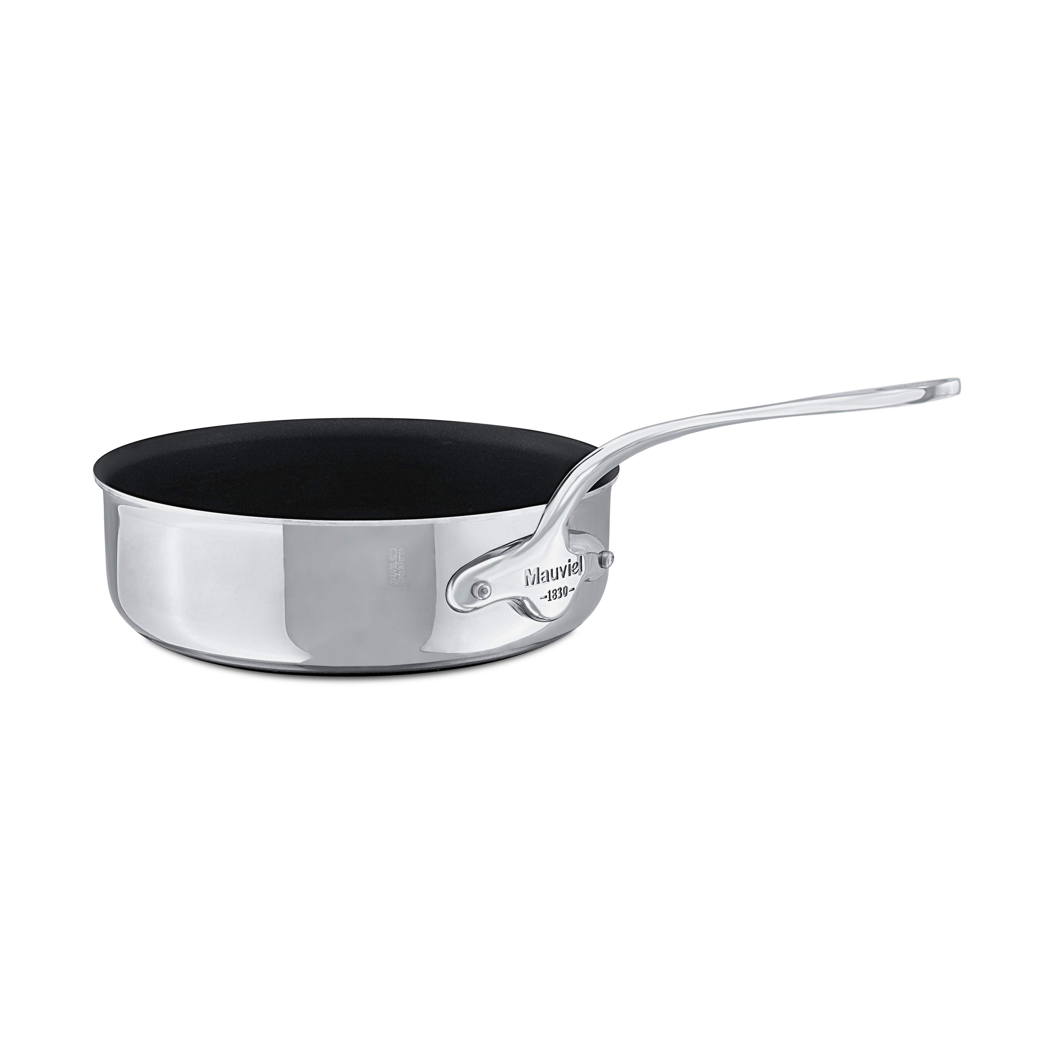 Mauviel M'COOK 5-Ply Nonstick Saute Pan With Cast Stainless Steel Handle - Mauviel1830