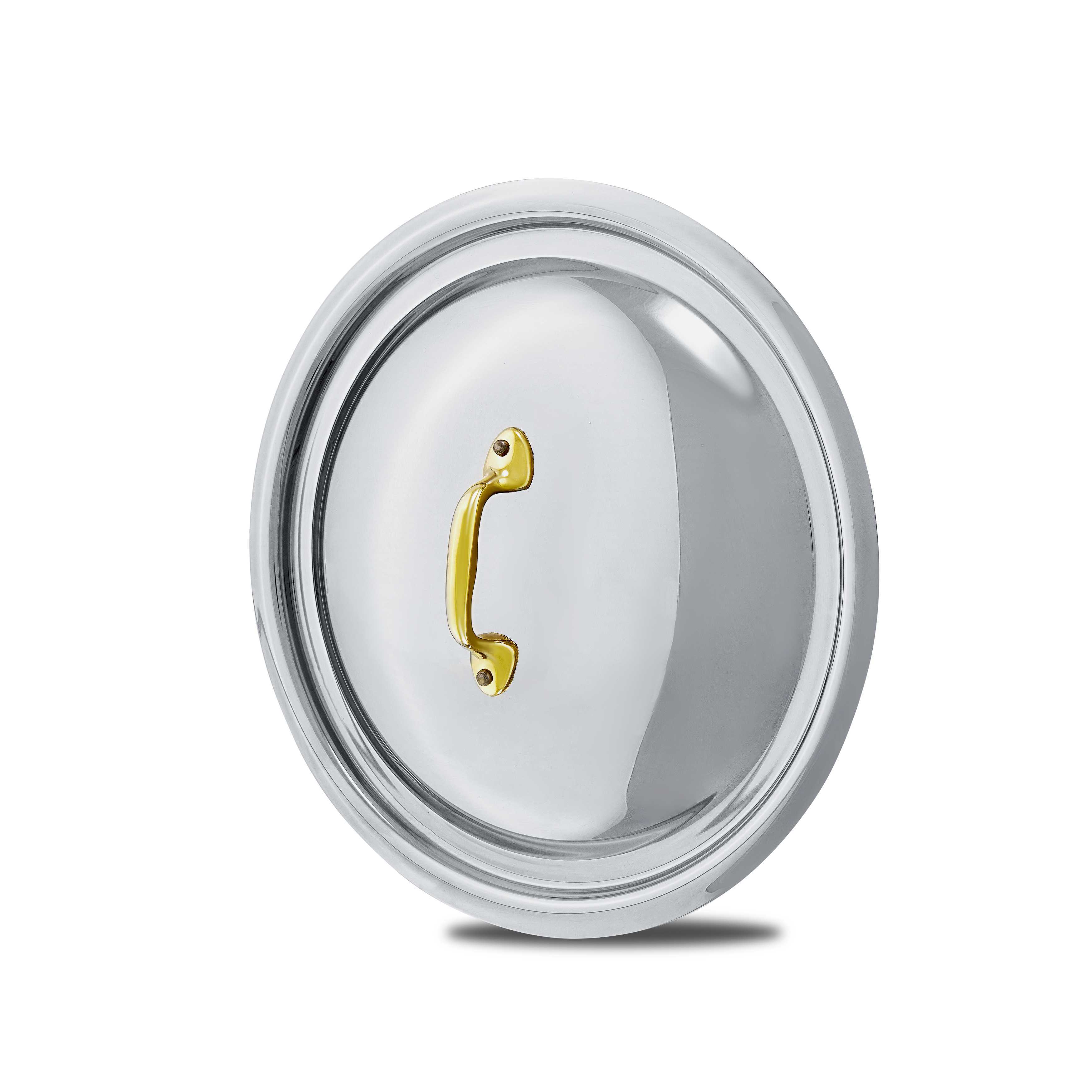 Mauviel M'COOK B Curved Lid With Brass Handle, 4.7-In - Mauviel1830