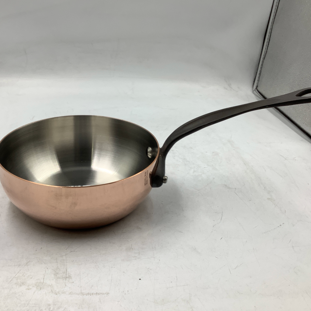 Mauviel M'Heritage 150 CI 1.5mm Polished Copper Chef Pan, 1.8-Qt.