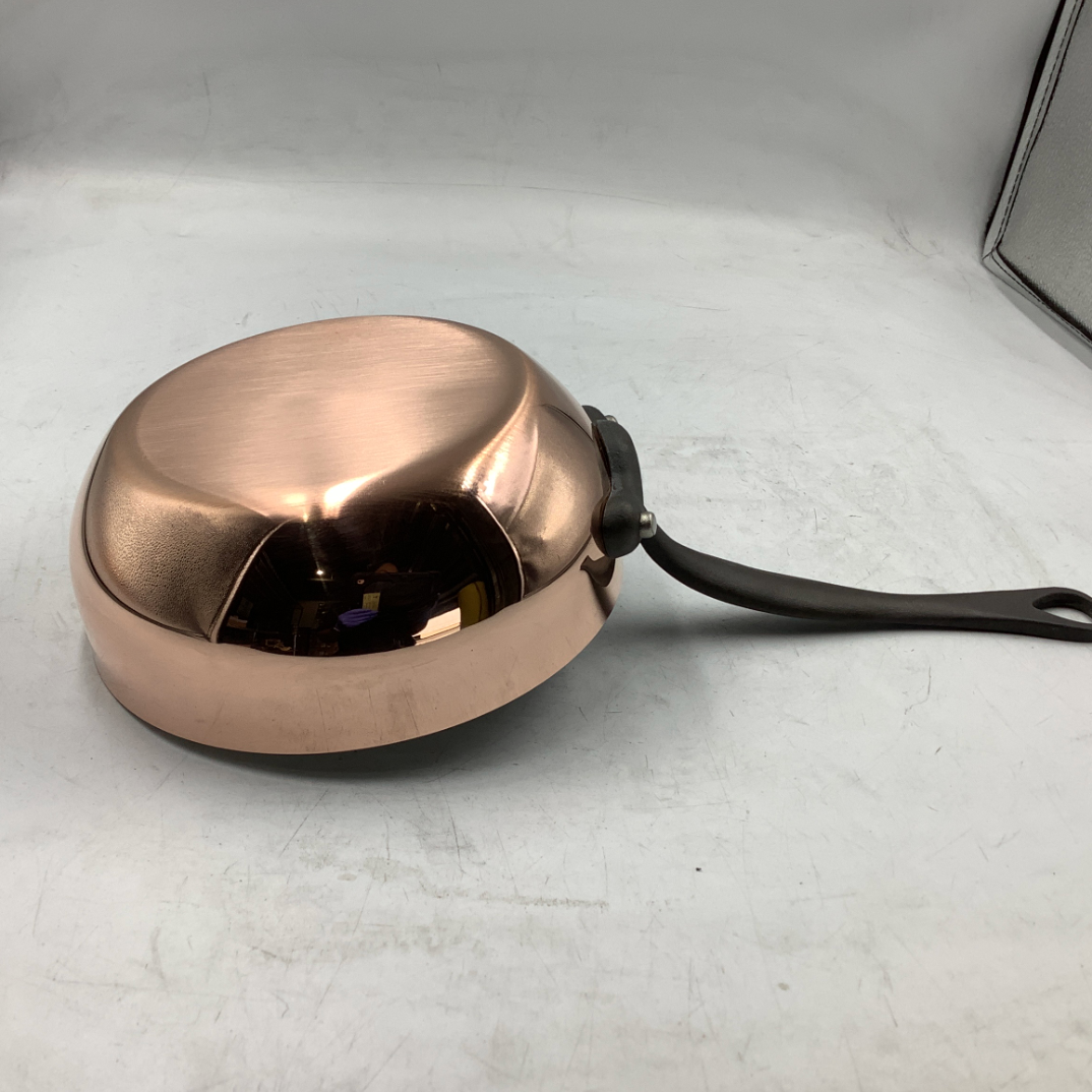 Mauviel M'Heritage 150 CI 1.5mm Polished Copper Chef Pan, 1.8-Qt.
