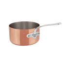 Mauviel M'Heritage M'150 S Copper Sauce Pan With Curved Lid And Cast Stainless Steel Handle, 3.4-Qt - Mauviel1830