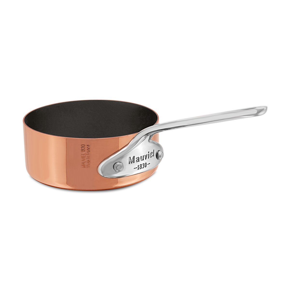 フランス製 銅製 MAUVIEL同型 パエリア鍋27cmステンレス内側 M'MINIS copper saute pan with brass handle ø 2.8 in – Mauviel1830