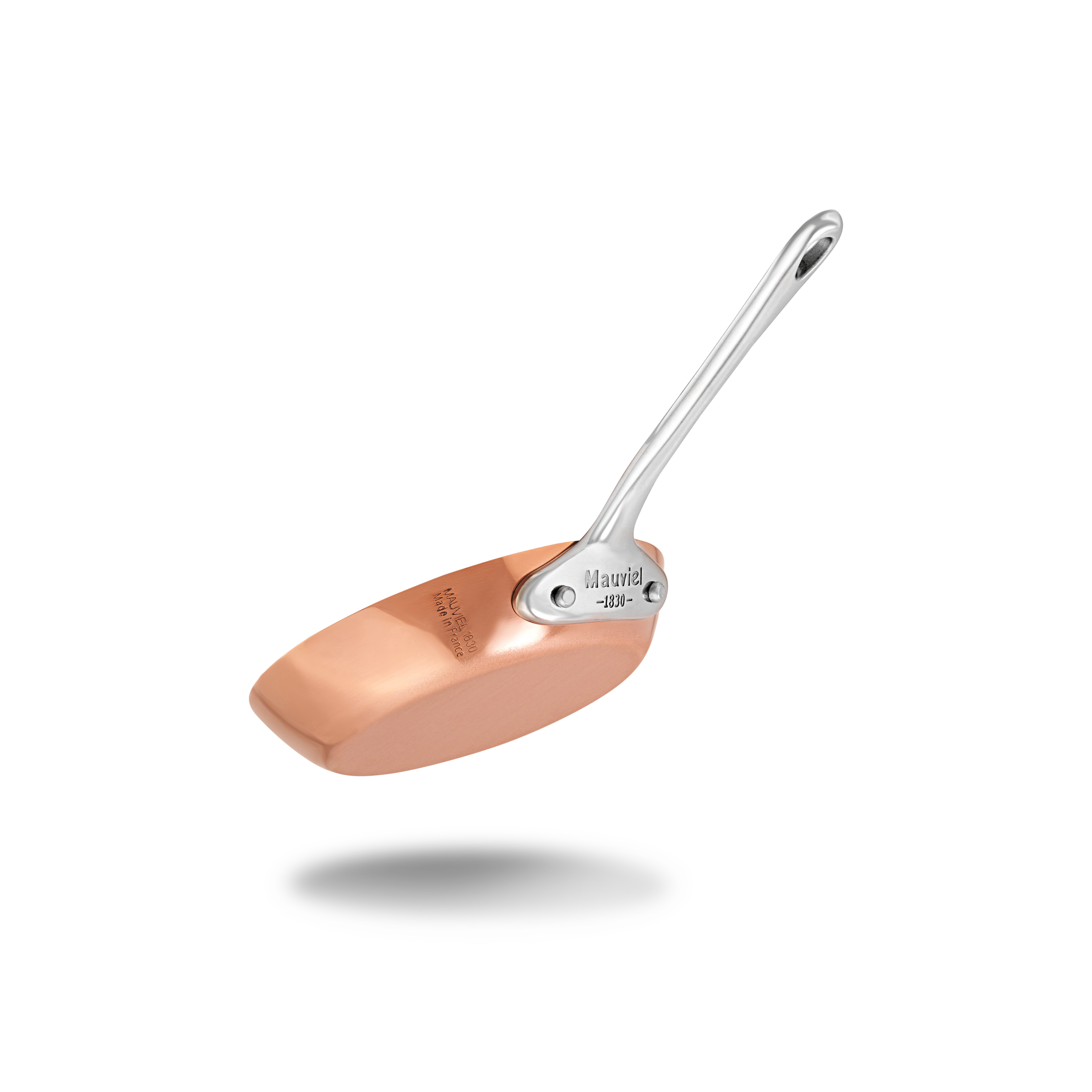 Mauviel M'MINIS Copper Round Frying Pan With Stainless Steel Handle, 4.7-in - Mauviel1830