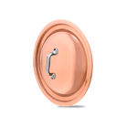 Mauviel Copper Curved Lid With Cast Stainless Steel Handle, 11-In - Mauviel1830