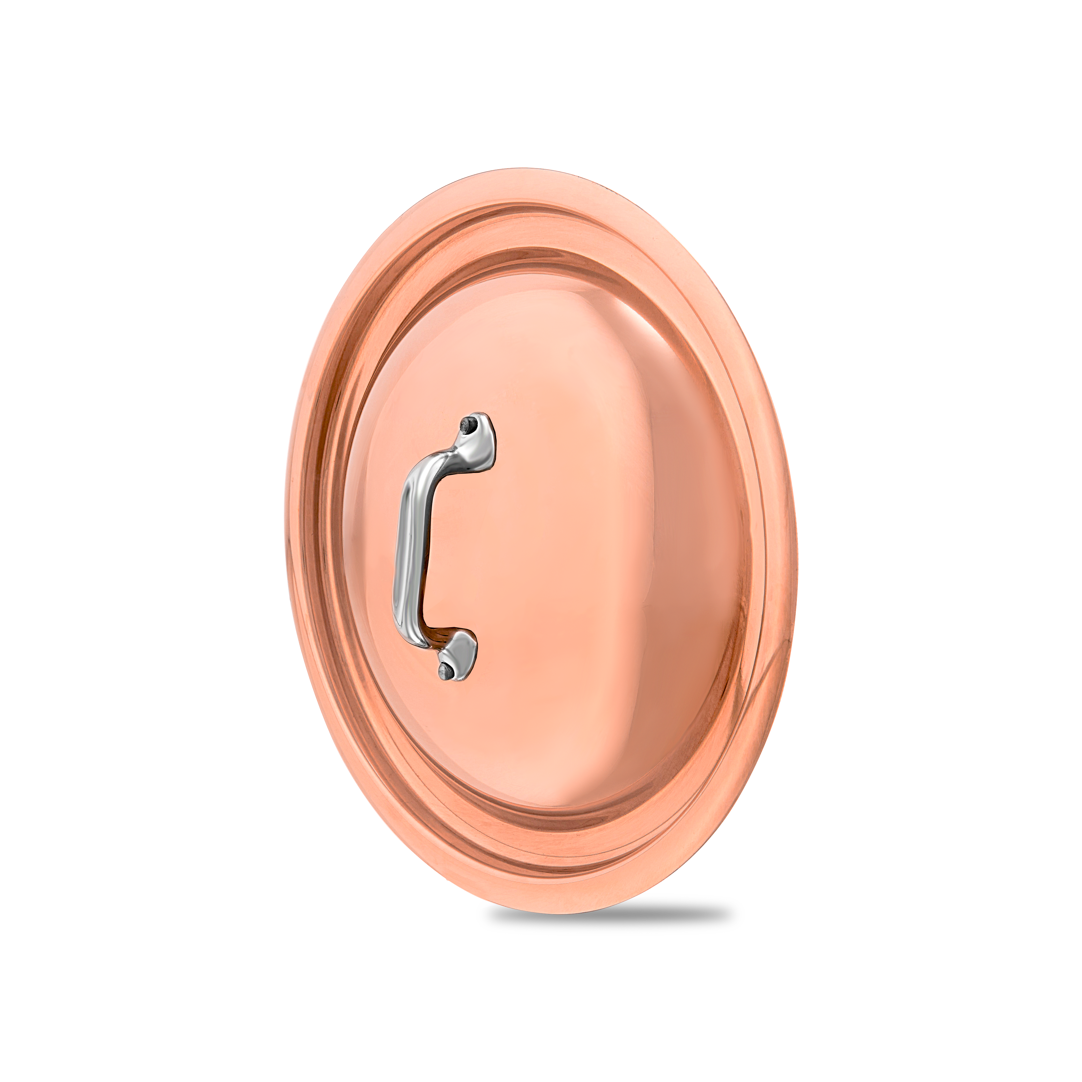 Mauviel Copper Curved Lid With Cast Stainless Steel Handle, 11-In - Mauviel1830