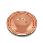 Mauviel M'Heritage M'150 B Copper Lid With Brass Handle, 11.0-In - Mauviel1830