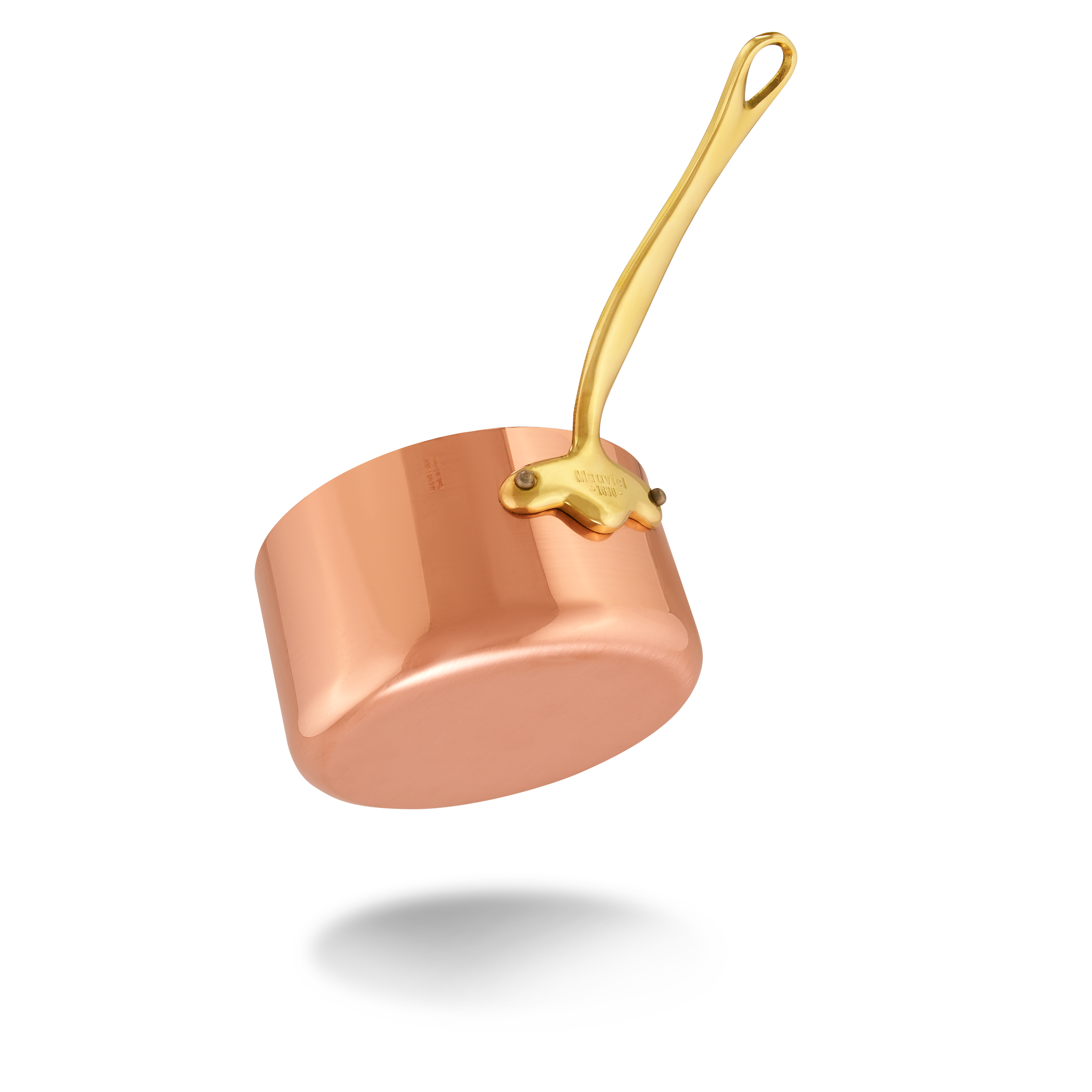 Mauviel M'Heritage M'150 B Copper Sauce Pan And Brass Handle, 3.5-Qt - Mauviel1830