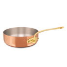 Mauviel M'Heritage M'150 B Copper Saute Pan With Brass Handle, 1.9-Qt - Mauviel1830