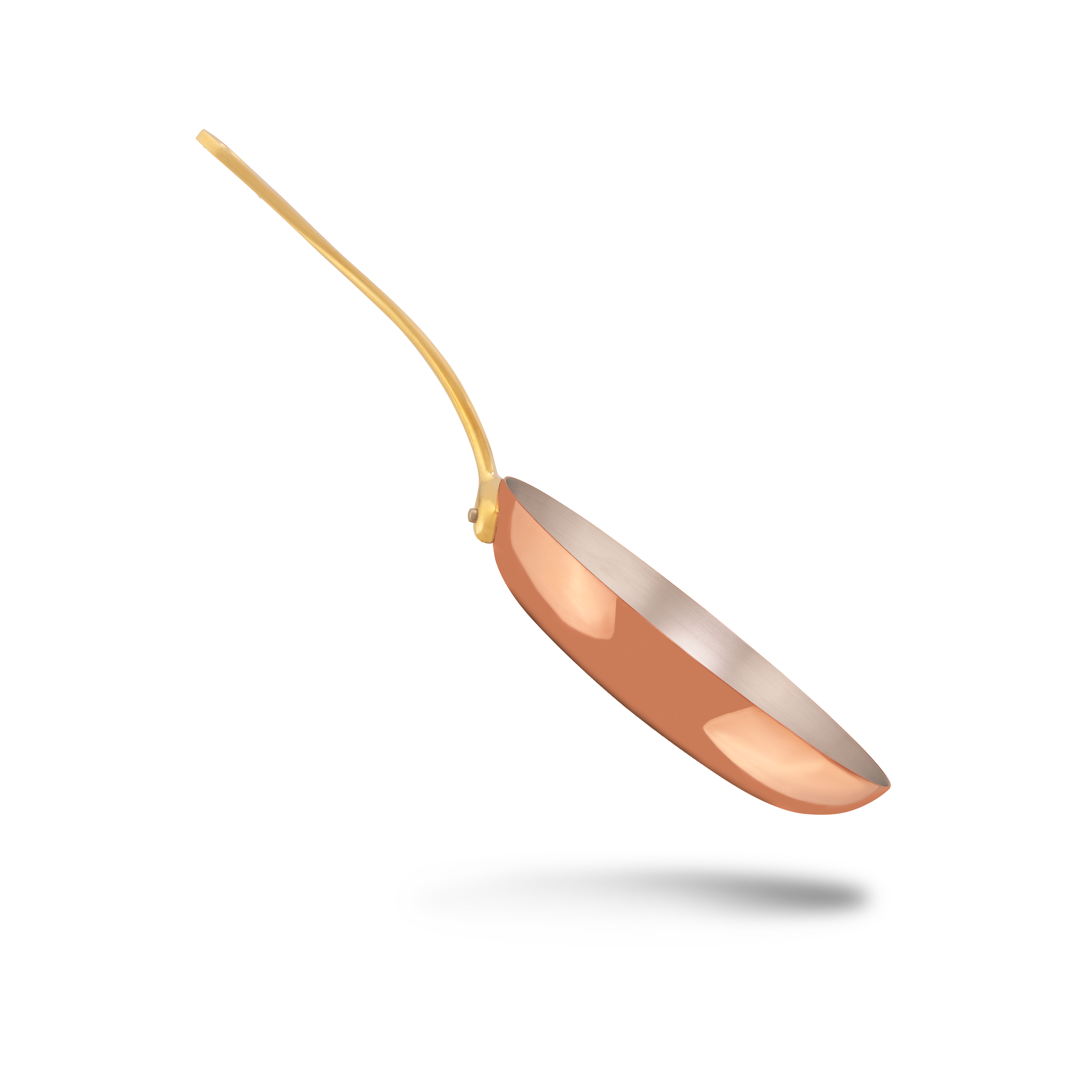 Mauviel M'Heritage M'150 B Copper Frying Pan With Brass Handle, 11.8-In - Mauviel1830
