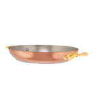 Mauviel M'Heritage M'150 B Copper Round Pan With Brass Handles, 10.2-In - Mauviel1830