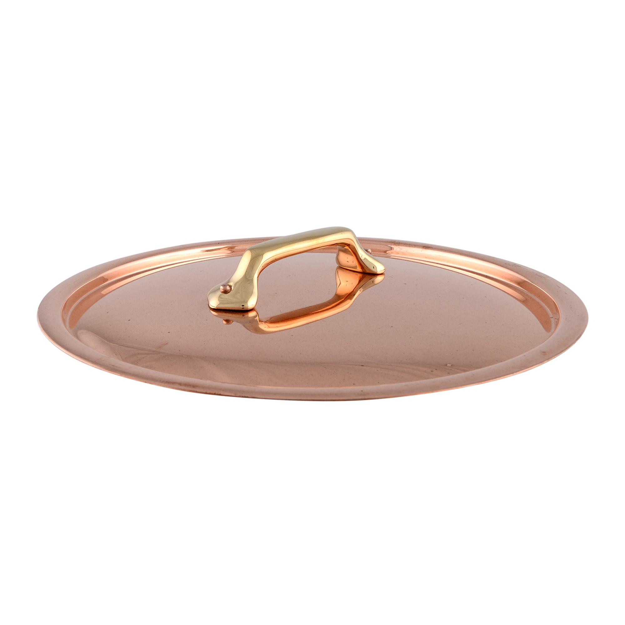 Mauviel M'Heritage 250 B Lid With Brass Handle, 11-In - Mauviel1830