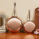 Mauviel M'Heritage M'150 S 16-Piece Copper Cookware Set With Curved Lid And Cast Stainless Steel Handles - Mauviel1830