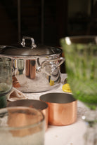 Mauviel M'COOK 5-Ply Stewpan With Lid, Cast Stainless Steel Handles, 6.2-Qt - Mauviel1830