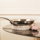 Mauviel M'COOK 5-Ply Frying Pan With Lid, Cast Stainless Steel Handle, 11-In - Mauviel1830