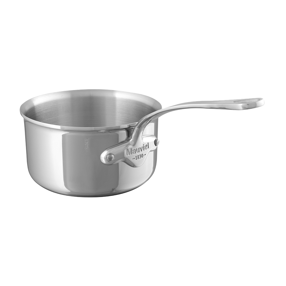 Mauviel 1830 M'COOK 5-Ply Sauce Pan With Cast Stainless Steel Handle, 0.8-qt - Mauviel USA