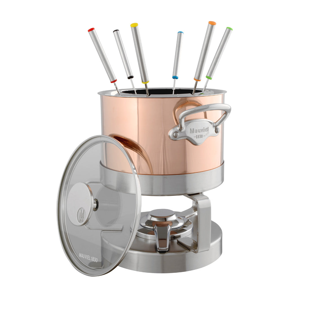 Mauviel 1830 M'HERITAGE 150 S Fondue Set, 3.4-qt - Mauviel USA