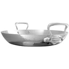 Mauviel 1830 M'ELITE Paella Pan With Cast Stainless Steel Handles, 15.7-In - Mauviel USA
