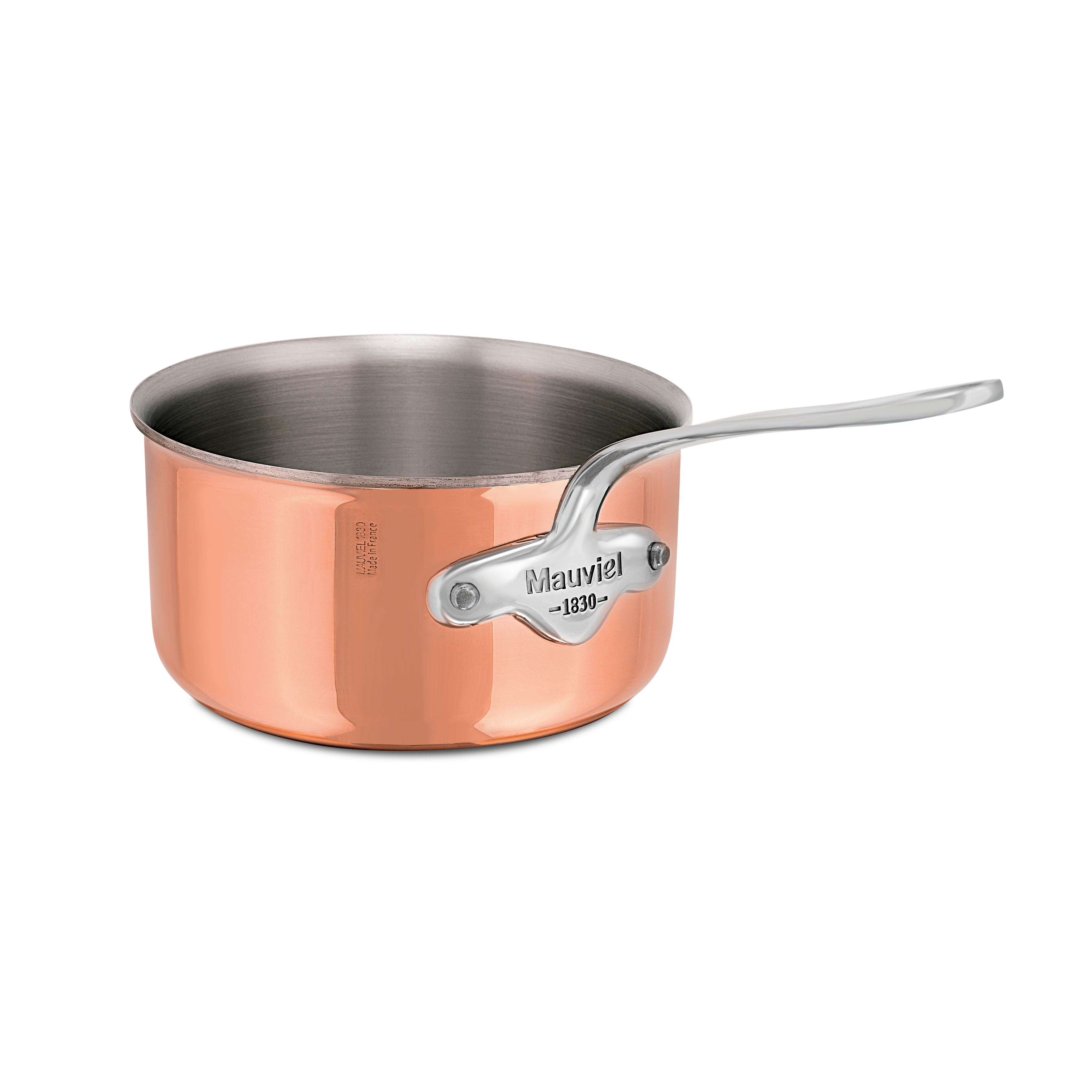 Mauviel M'6 S 5-Piece Induction Copper Cookware Set With Cast Stainless Steel Handles