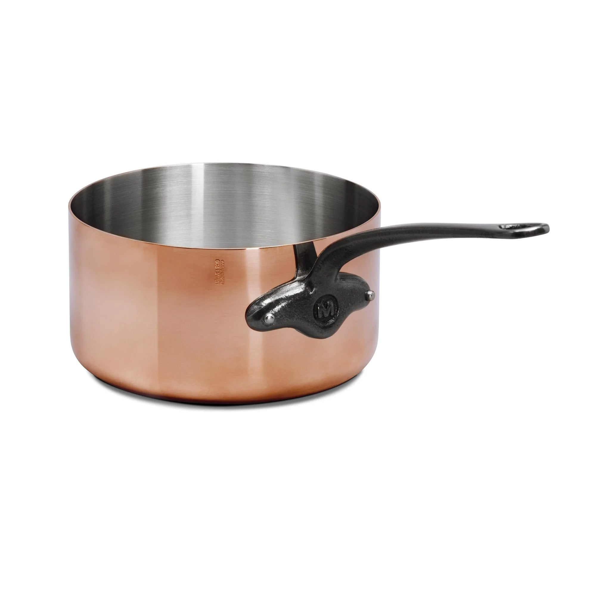 Mauviel M'Heritage 200 CI Sauce Pan With Cast Iron Handle, 1.2-Qt