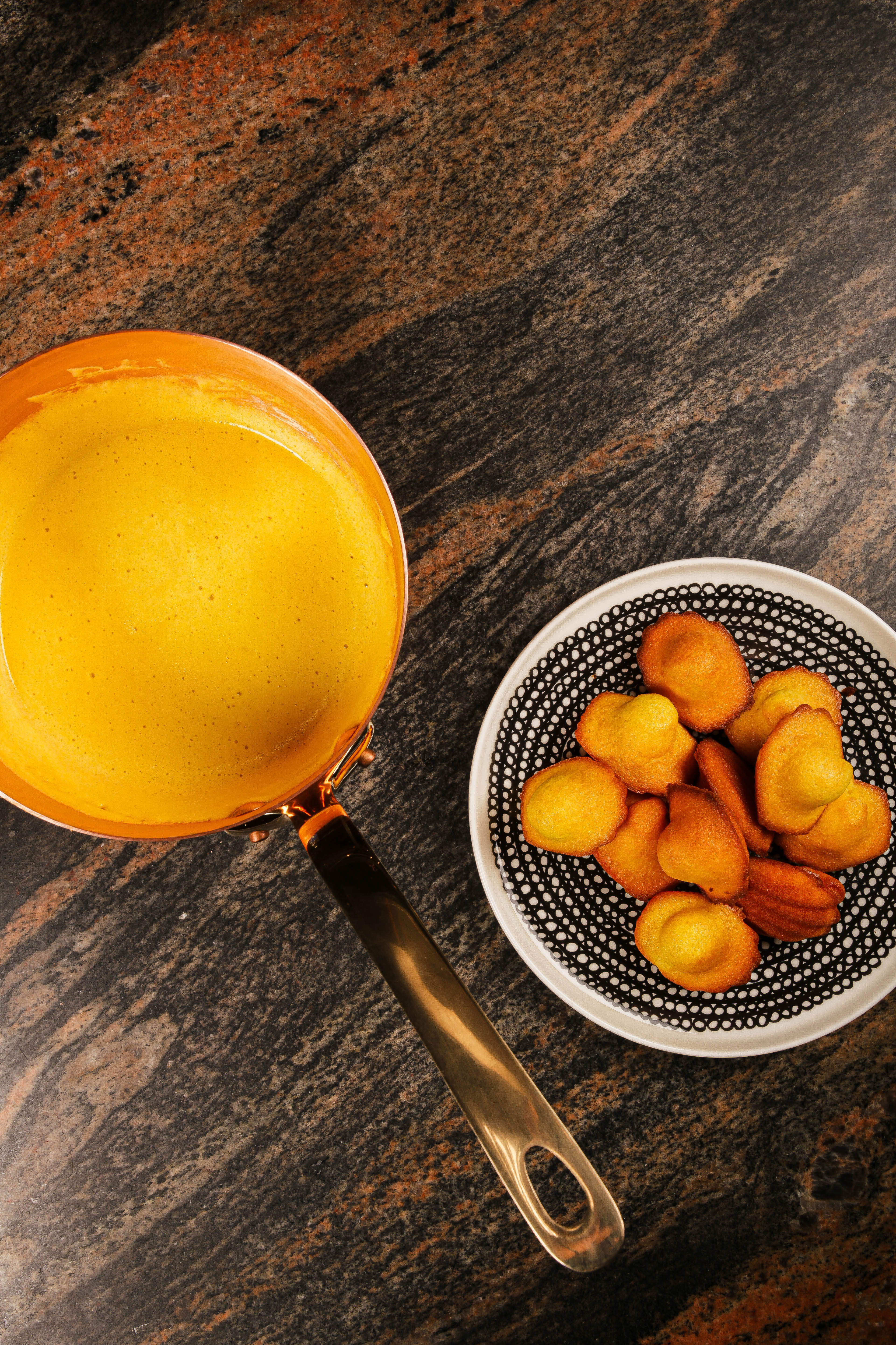 Mauviel M'PASSION Copper Zabaglione With Brass Handles, 1.8-Qt